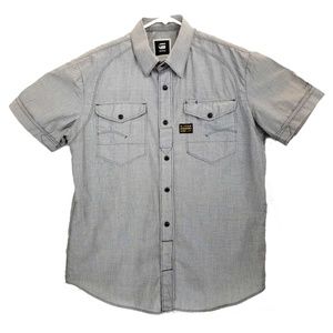 G-Star Raw Light Gray Peal Snap Youth XL